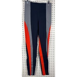 Athleta crest color-block tights size XS